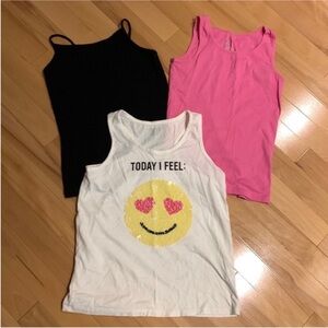 3 EUC Girl’s Children’s Place tank tops - size L (10/12)